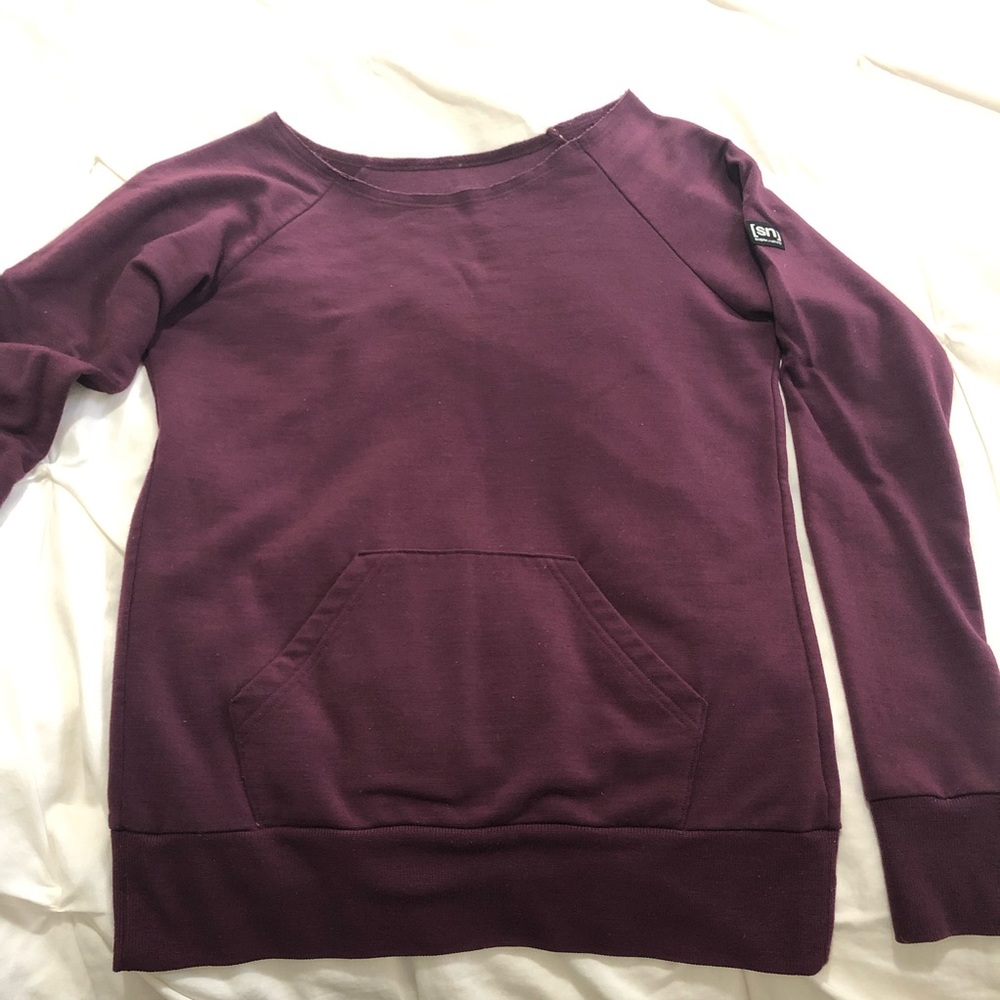 wool SN super.natural brand boatneck shirt
